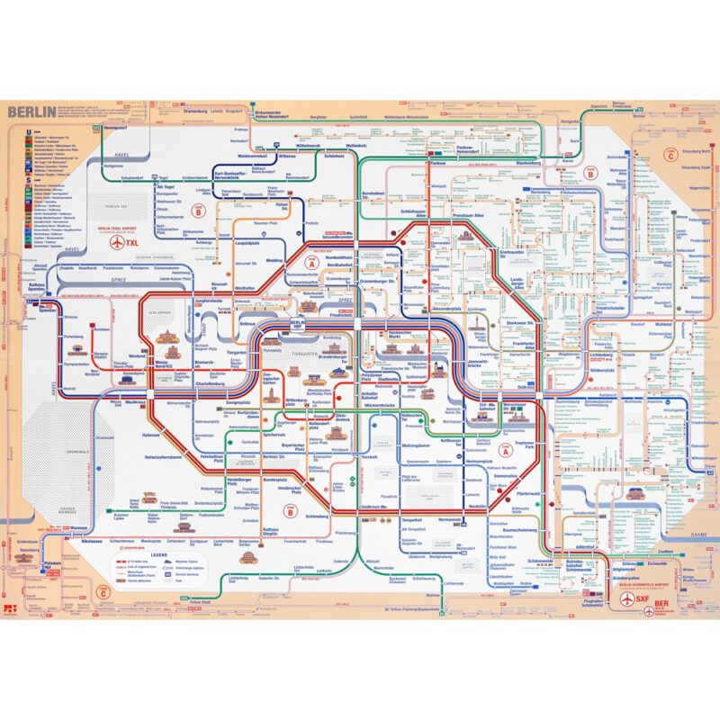 Railway Citymap - Berlin